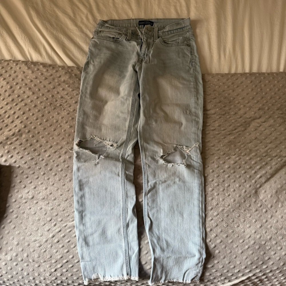 J Crew Jeans Light wash straight jeans